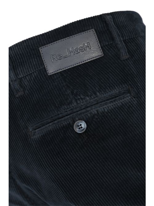 Pantalone chino Mucha in velluto a costine Blue Dark RE-HASH | P249 4V0414155